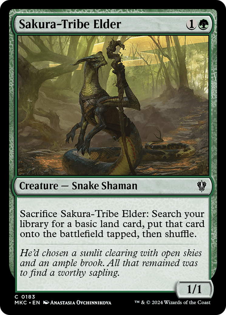 Sakura-Tribe Elder (MKC-183)  - Murders at Karlov Manor Commander