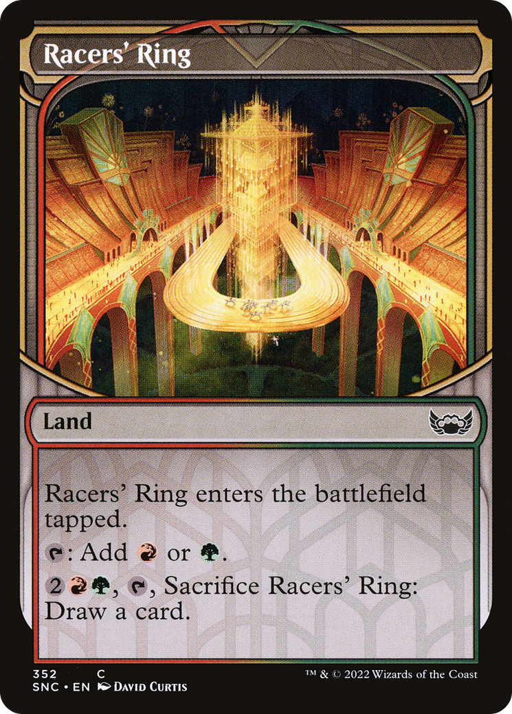 Racers' Ring (Showcase) (SNC-352)  Foil - Streets of New Capenna: (Showcase)