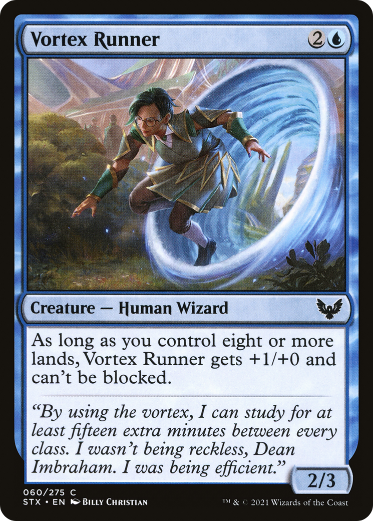 Vortex Runner (STX-060)  Foil - Strixhaven: School of Mages