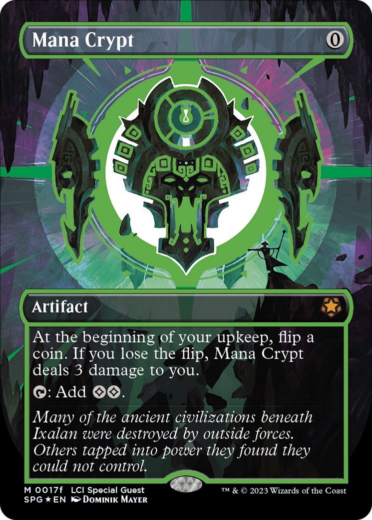 Mana Crypt (0017f) (Borderless) (SPG-17F) - Special Guests (Borderless) Foil