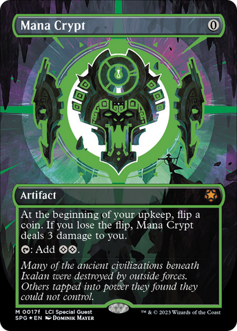 Mana Crypt (0017f) (Borderless) (SPG-17F)  Foil - Special Guests