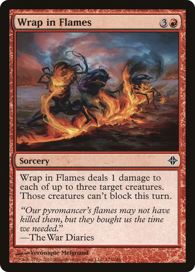 Wrap in Flames (ROE-173)  - Rise of the Eldrazi