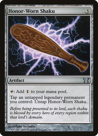 Honor-Worn Shaku (CHK-254)  Foil - Champions of Kamigawa