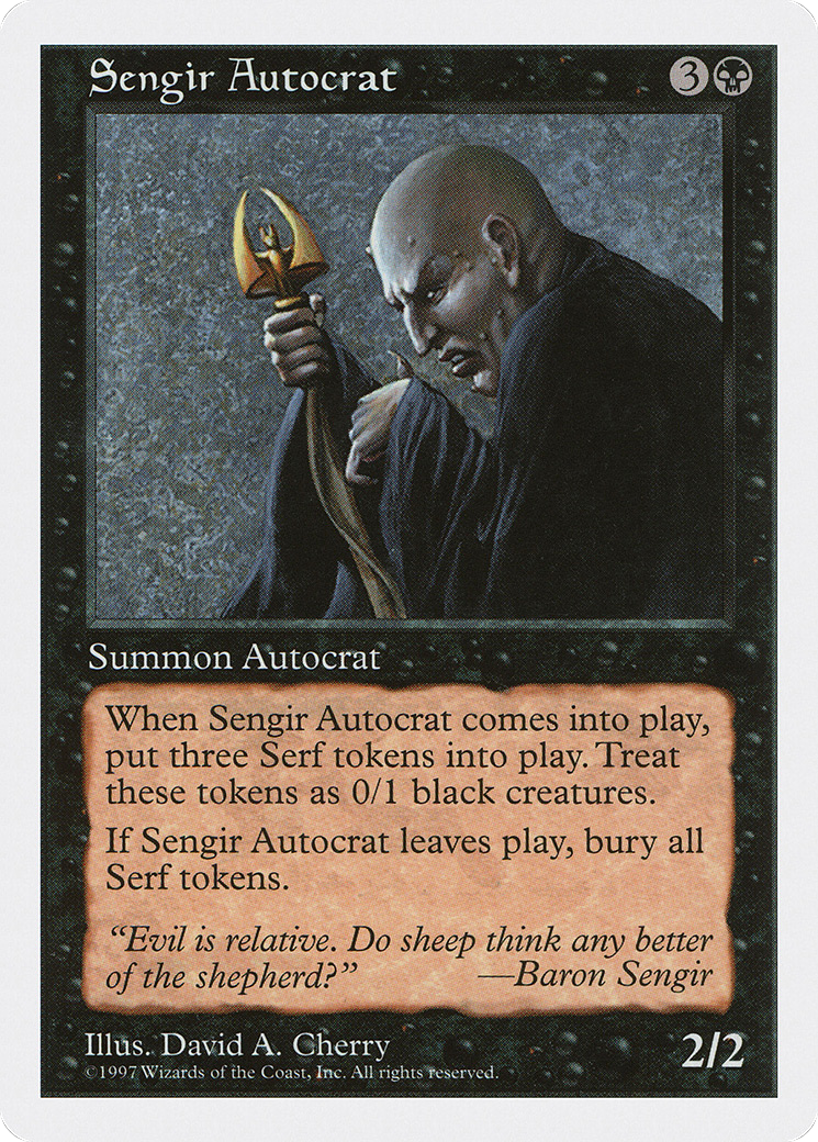Sengir Autocrat (5ED-)  - Fifth Edition