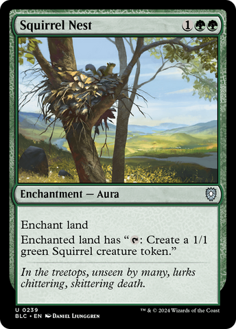 Squirrel Nest (BLC-239)  - Bloomburrow Commander