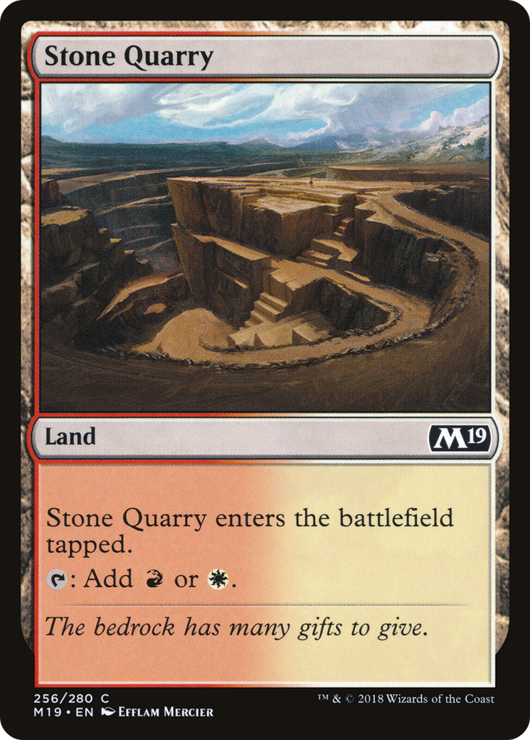 Stone Quarry (M19-256)  Foil - Core Set 2019