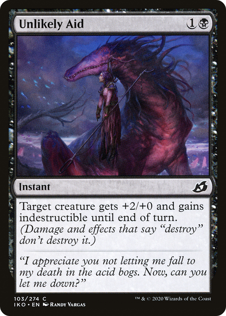 Unlikely Aid (IKO-103) - Ikoria: Lair of Behemoths Foil