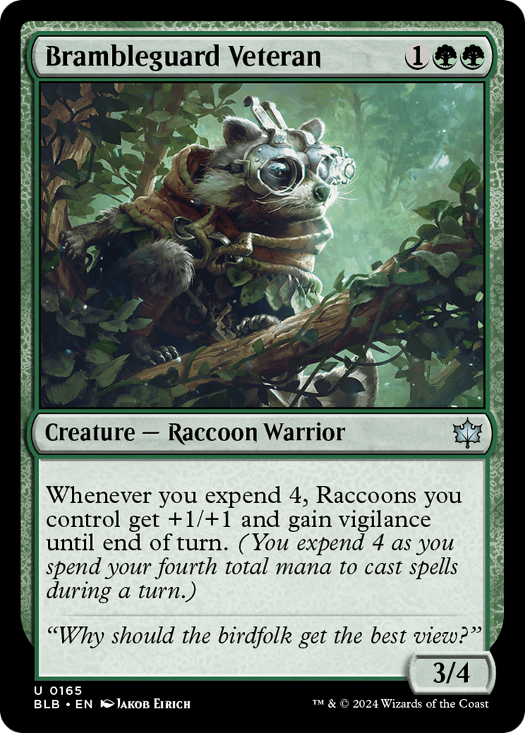 Brambleguard Veteran (BLB-165)  Foil - Bloomburrow