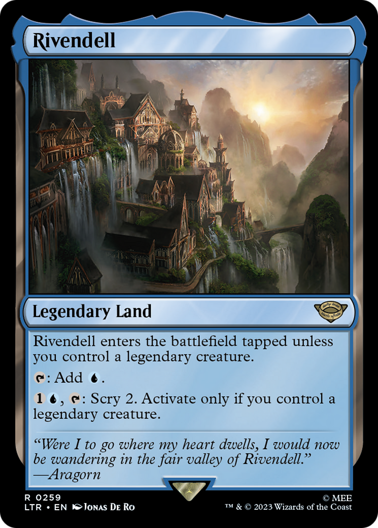 Rivendell (LTR-259)  - The Lord of the Rings: Tales of Middle-earth