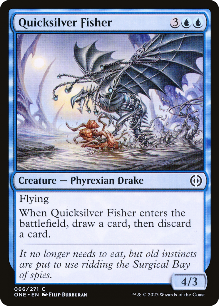 Quicksilver Fisher (ONE-066)  Foil - Phyrexia: All Will Be One