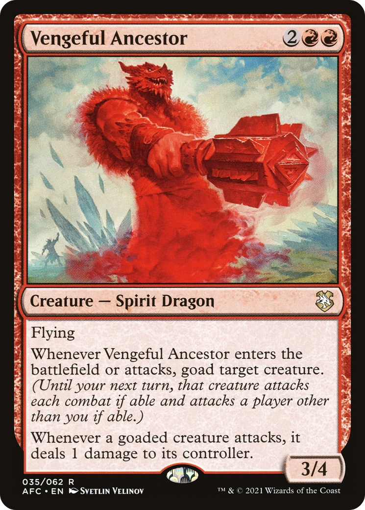 Vengeful Ancestor (AFC-035)  - Forgotten Realms Commander