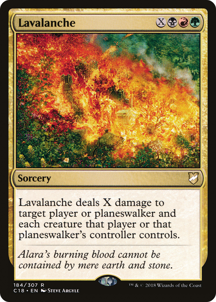 Lavalanche (C18-184)  - Commander 2018