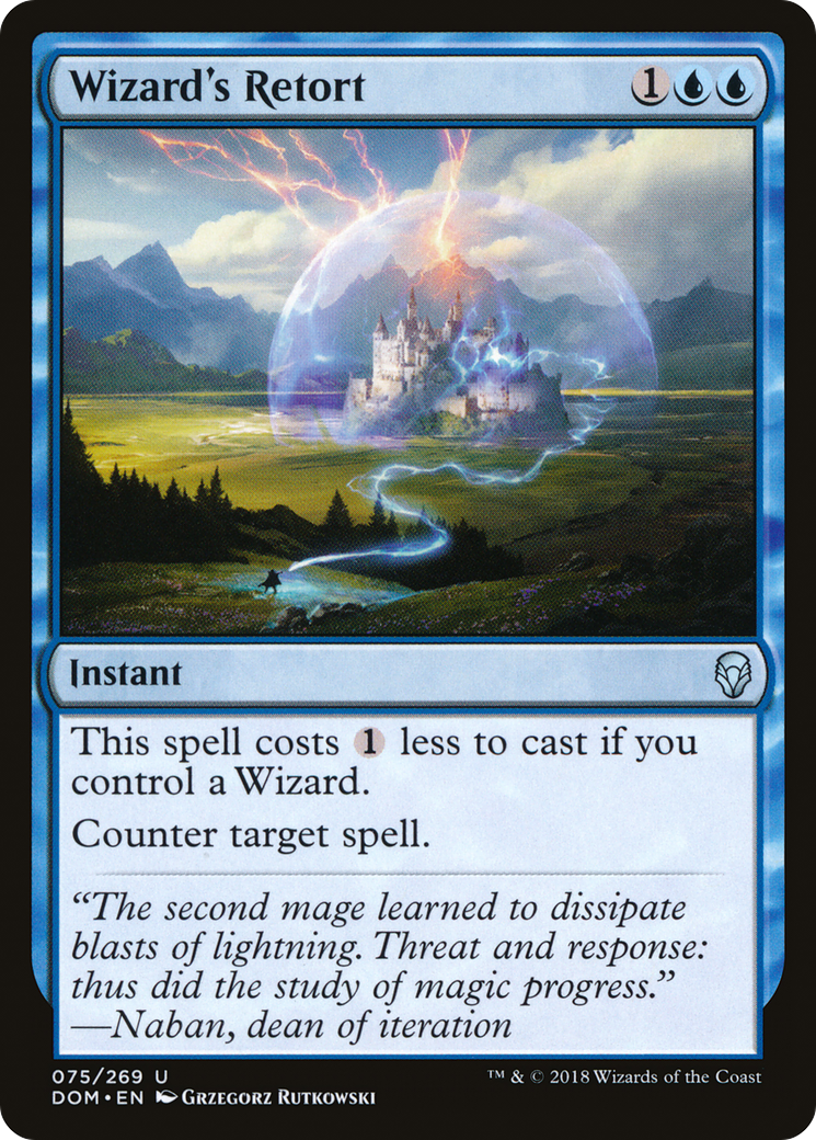 Wizard's Retort (DOM-075)  - Dominaria