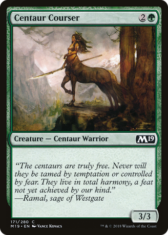 Centaur Courser (M19-171)  Foil - Core Set 2019