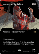 Avenger of the Fallen (TDM-337) - Tarkir: Dragonstorm: (Showcase) (Borderless) Foil