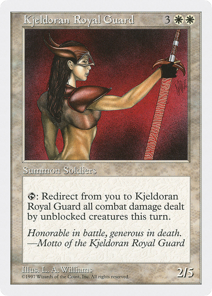 Kjeldoran Royal Guard (5ED-)  - Fifth Edition