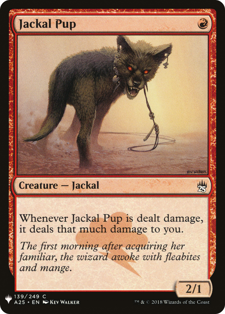 Jackal Pup (LIST-A25-139)  - The List
