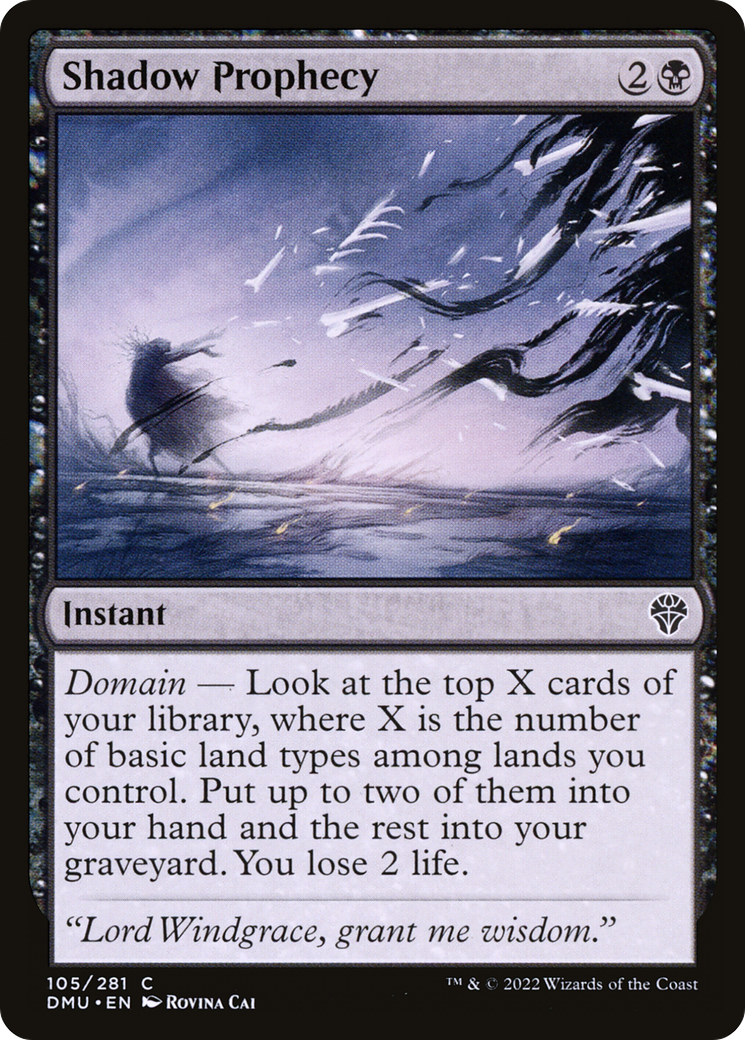 Shadow Prophecy (DMU-105)  Foil - Dominaria United