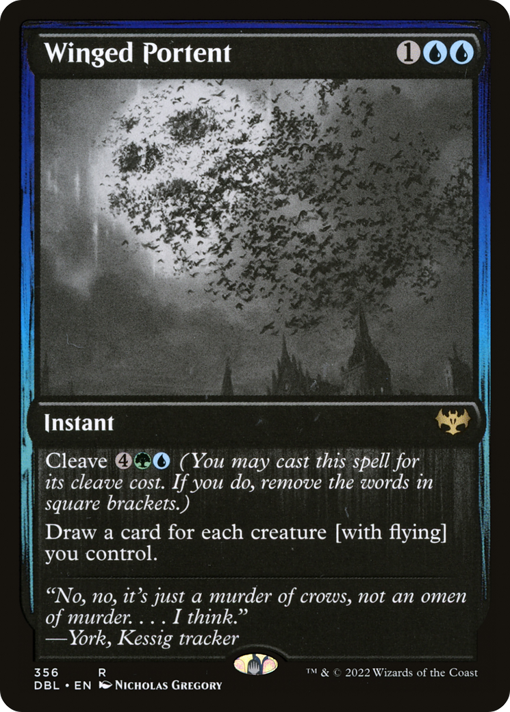 Winged Portent (DBL-356)  - Innistrad: Double Feature