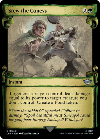 Stew the Coneys (Showcase Scrolls) (LTR-640)  Foil - The Lord of the Rings: Tales of Middle-earth: (Showcase)