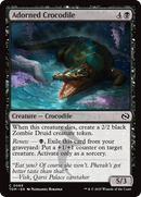 Adorned Crocodile (TDM-069)  Foil - Tarkir: Dragonstorm