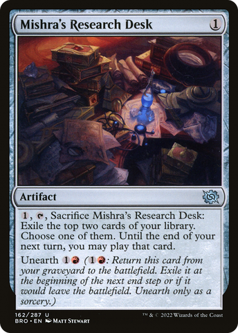 Mishra's Research Desk (BRO-162)  - The Brothers' War