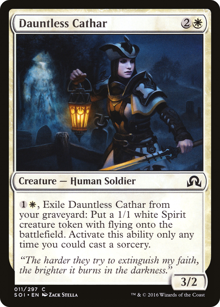 Dauntless Cathar (SOI-011)  - Shadows over Innistrad