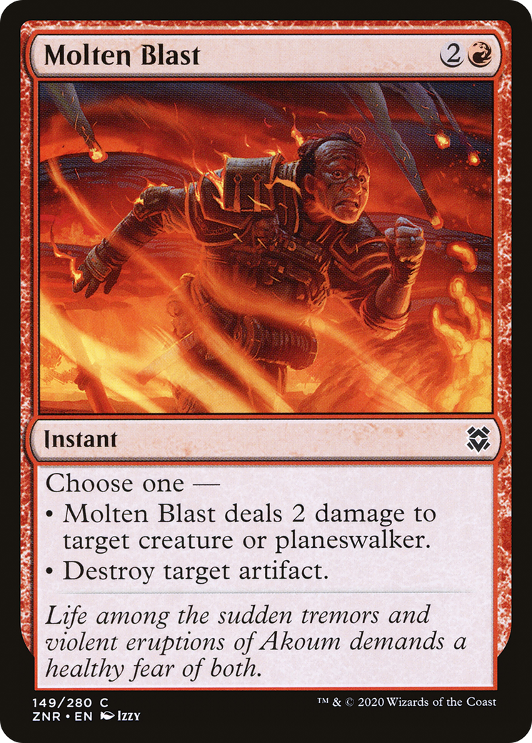 Molten Blast (ZNR-149)  Foil - Zendikar Rising