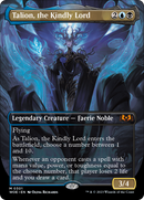 Talion, the Kindly Lord (Borderless) (WOE-301)  Foil - Wilds of Eldraine