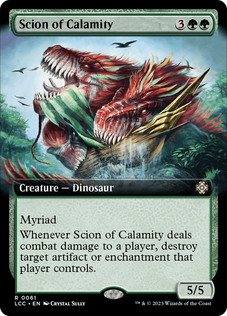 Scion of Calamity (Extended Art) (LCC-061)  - The Lost Caverns of Ixalan Commander: (Extended Art)