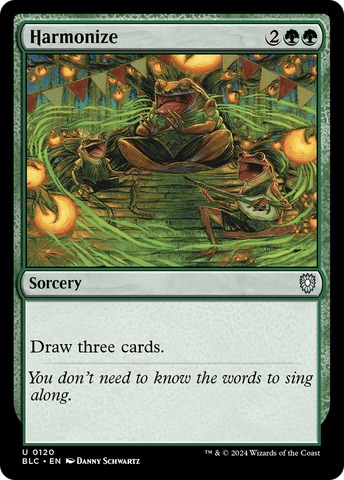 Harmonize (BLC-120)  - Bloomburrow Commander