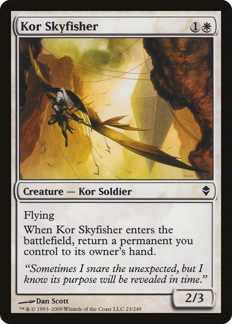 Kor Skyfisher (ZEN-023)  - Zendikar