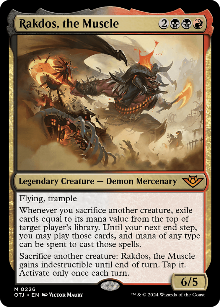 Rakdos, the Muscle (OTJ-226)  Foil - Outlaws of Thunder Junction