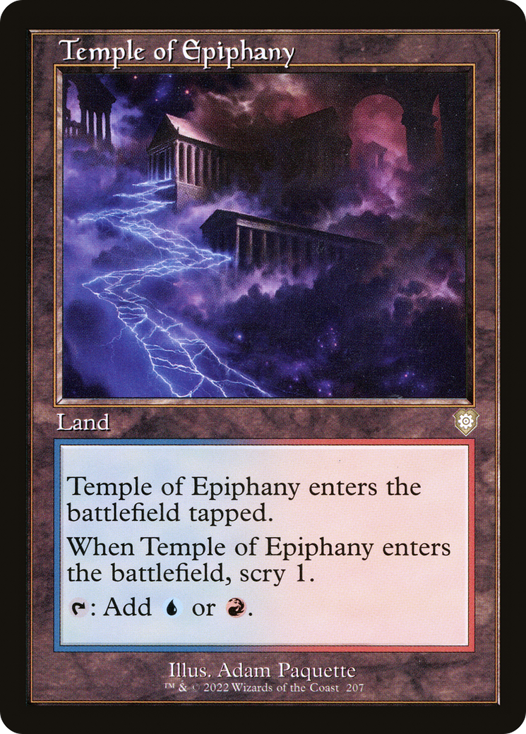 Temple of Epiphany (Retro Frame) (BRC-207)  - The Brothers' War Commander
