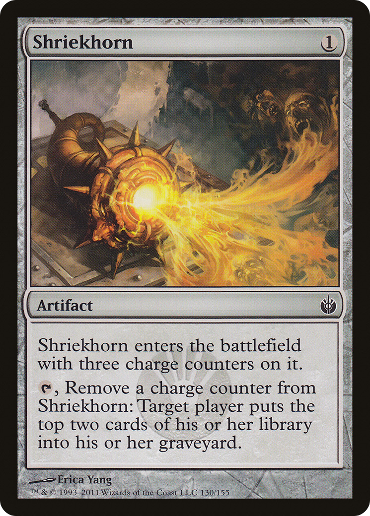 Shriekhorn (MBS-130)  - Mirrodin Besieged