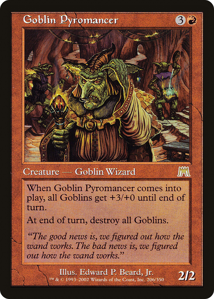 Goblin Pyromancer (ONS-206)  Foil - Onslaught