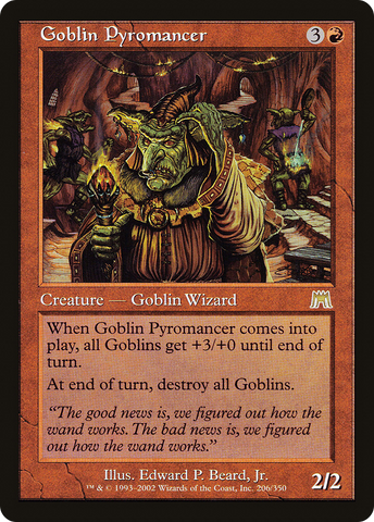 Goblin Pyromancer (ONS-206)  Foil - Onslaught