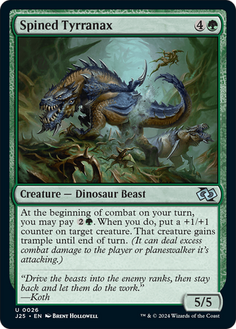 Spined Tyrranax (J25-026)  - Foundations Jumpstart