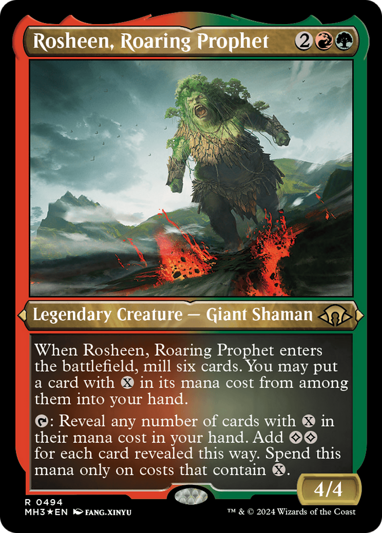 Rosheen, Roaring Prophet (Foil Etched) (MH3-494)  Foil - Modern Horizons 3