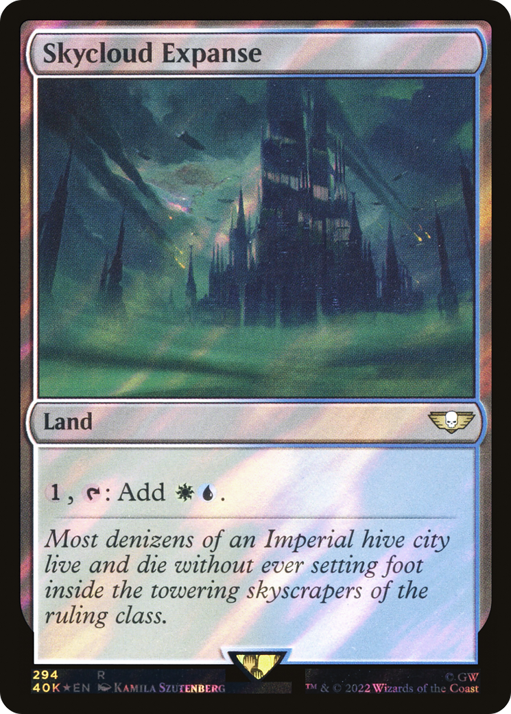 Skycloud Expanse (Surge Foil) (40K-294)  Foil - Warhammer 40,000 Commander