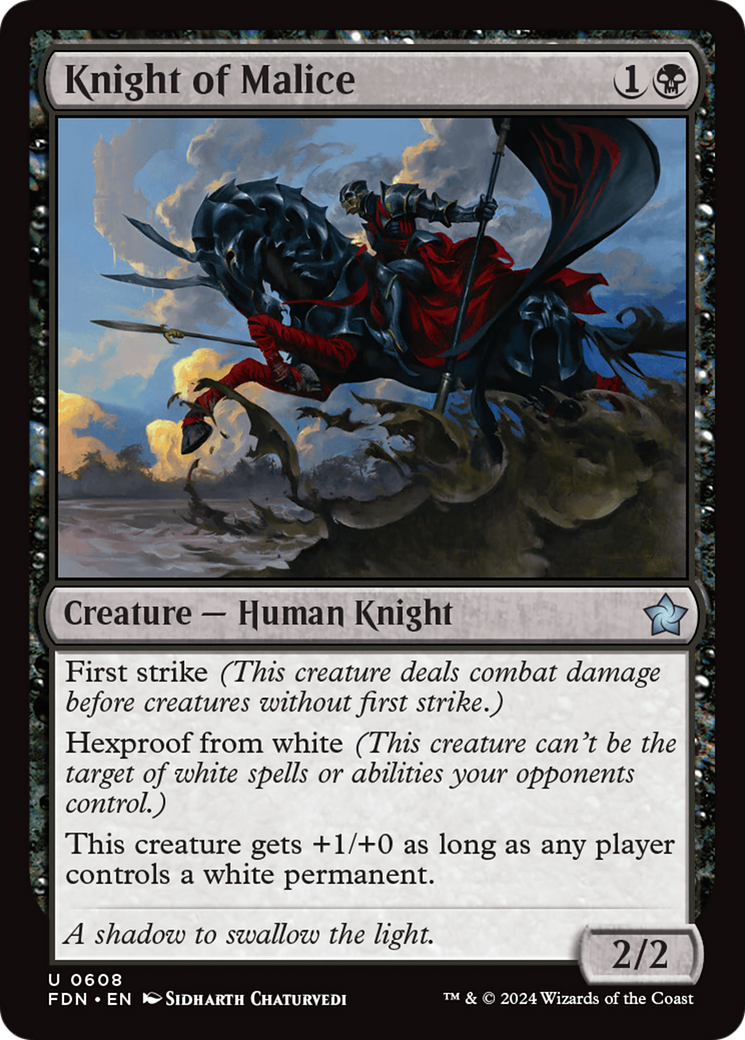 Knight of Malice (FDN-608)  - Foundations