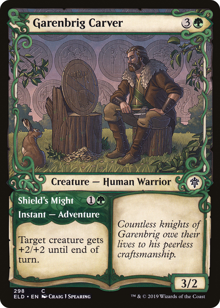 Garenbrig Carver (Showcase) (ELD-298)  - Throne of Eldraine: (Showcase)