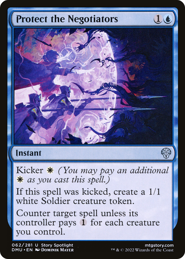 Protect the Negotiators (DMU-062)  Foil - Dominaria United