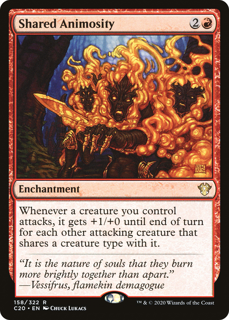 Shared Animosity (C20-158)  - Commander 2020