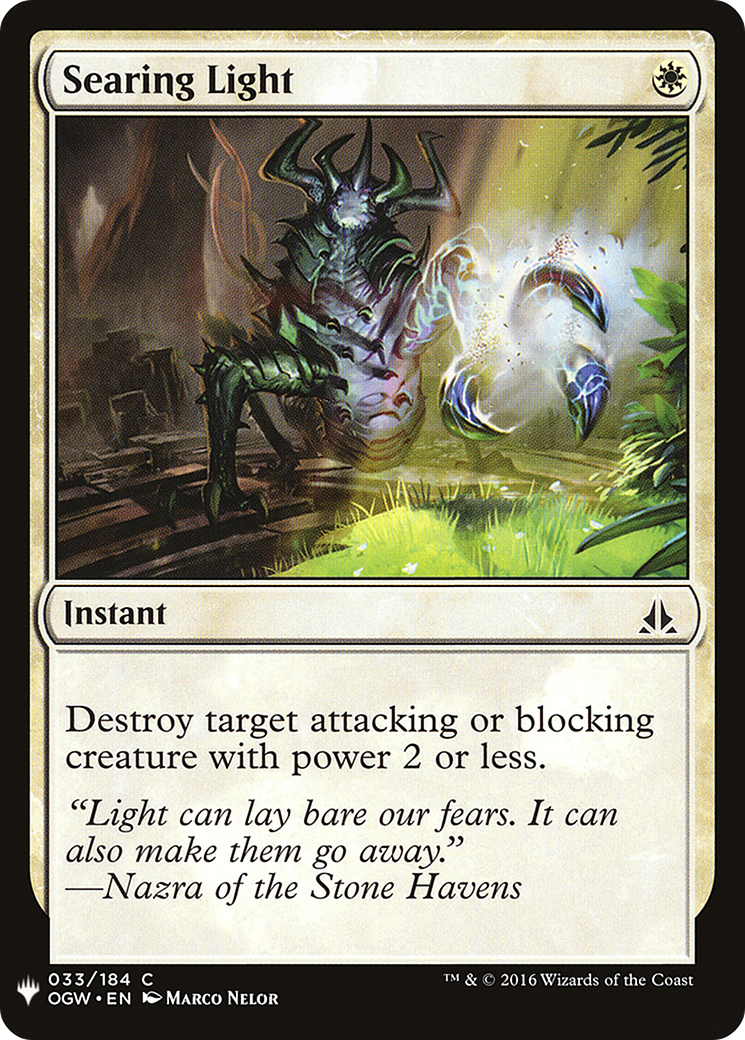 Searing Light (LIST-OGW-33)  - The List