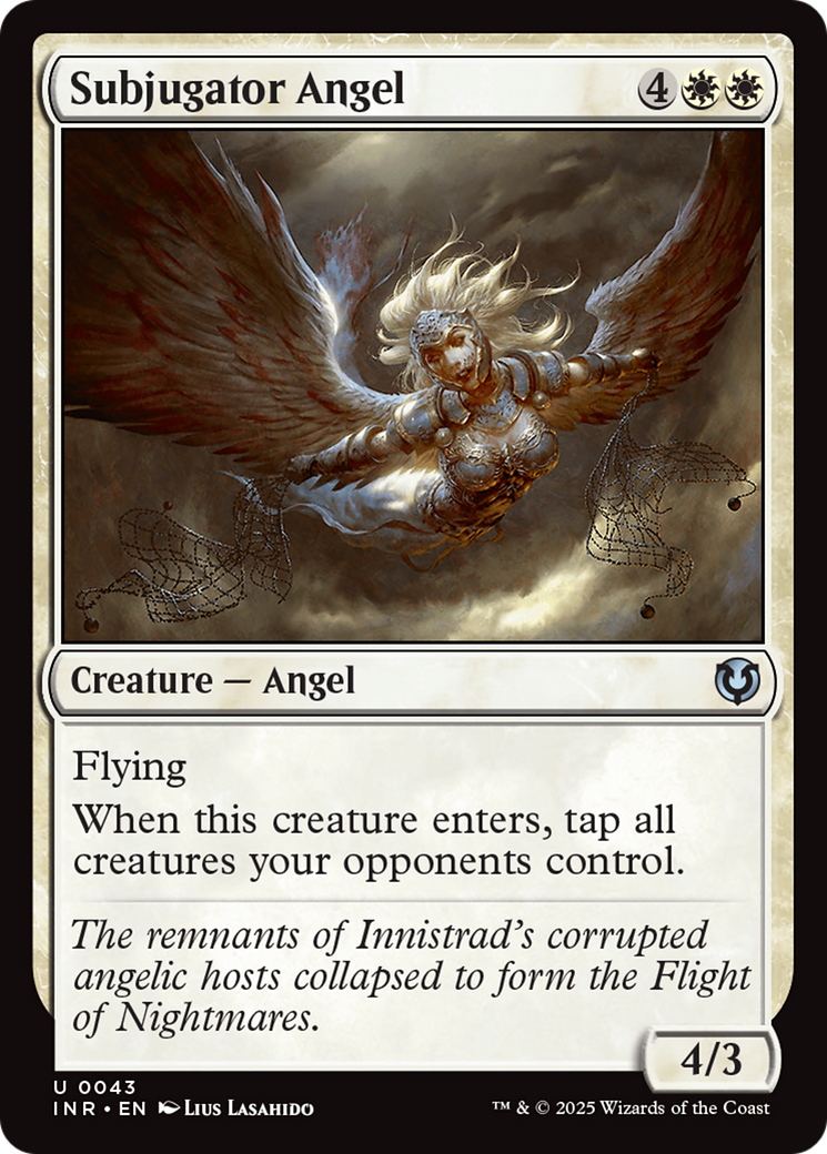 Subjugator Angel (INR-043)  Foil - Innistrad Remastered