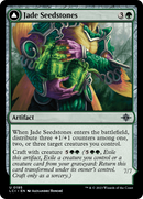 Jade Seedstones (LCI-195)  Foil - The Lost Caverns of Ixalan