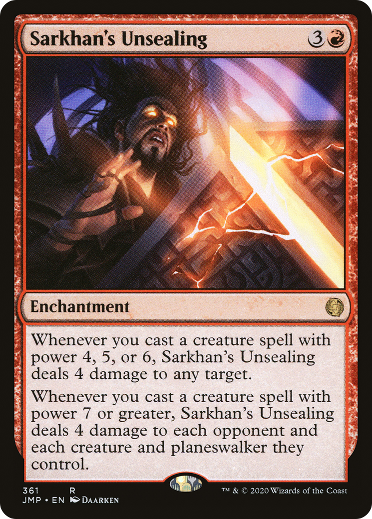 Sarkhan's Unsealing (JMP-361)  - Jumpstart