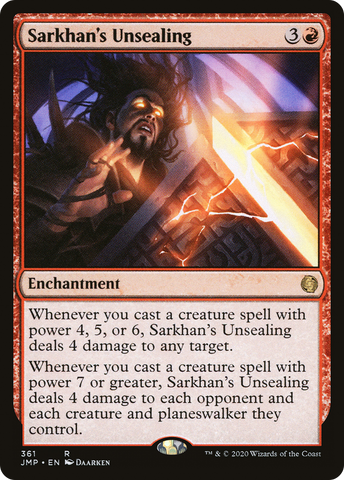 Sarkhan's Unsealing (JMP-361)  - Jumpstart