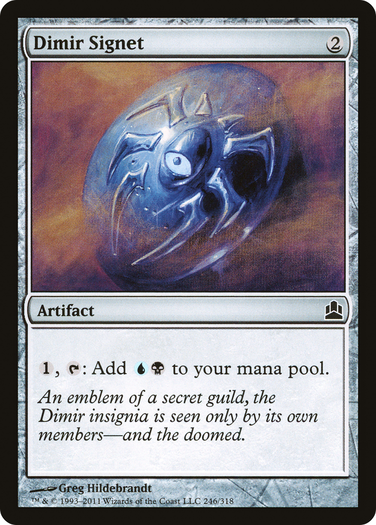 Dimir Signet (CMD-246)  - Commander 2011